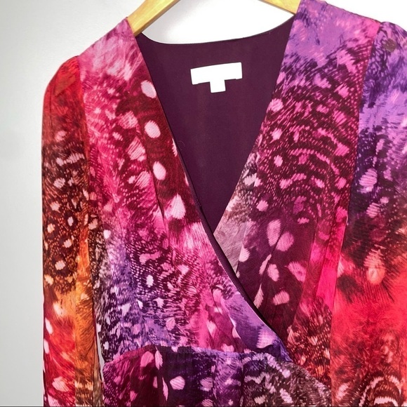 Erin by Erin Fetherston Print Long Sleeve Dress - Picture 2 of 7